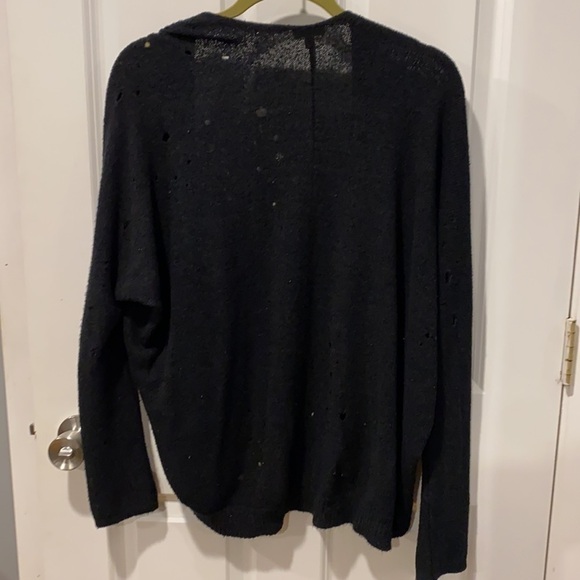 Express Distressed Oversized Holey Cardigan EUC - Picture 9 of 15